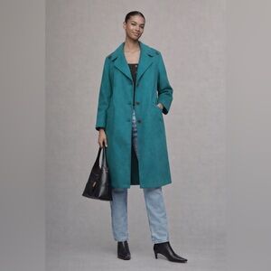 Vintage Teal Women's Coat size Large